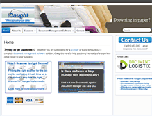 Tablet Screenshot of icaught.com